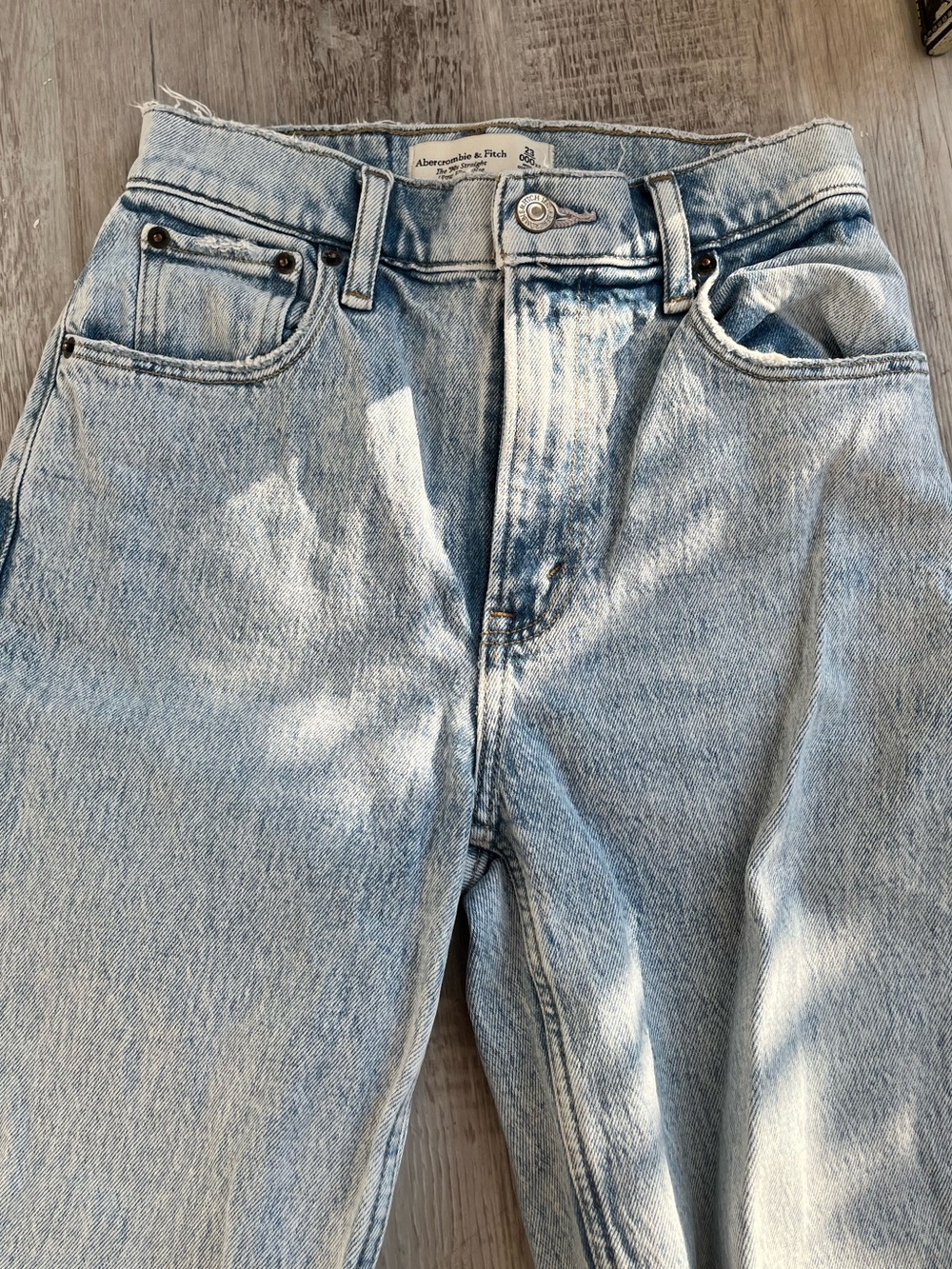 Ultra High Straight Women's Jeans - Light Blue